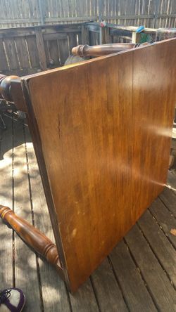Large antique wood table