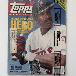 Topps magazine spring 1993 issue #14 Dave winfield