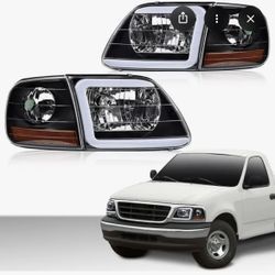 Headlights And Corners Set With Drl Lights White 