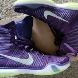 Brand New Nike Kobe X Elite High "Grand Purple" Shoes 