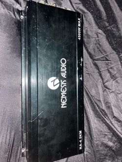 4500 watt NEMESIS AUDIO AMP