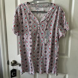 Croft & Barrow XL NWT Henley Top Women’s 