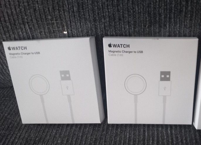 Lot Of 2 Apple i Watch Magnetic Charger To USB