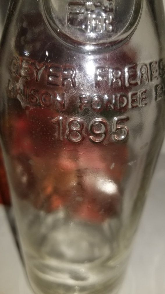 2 Vintage bottles with stopper