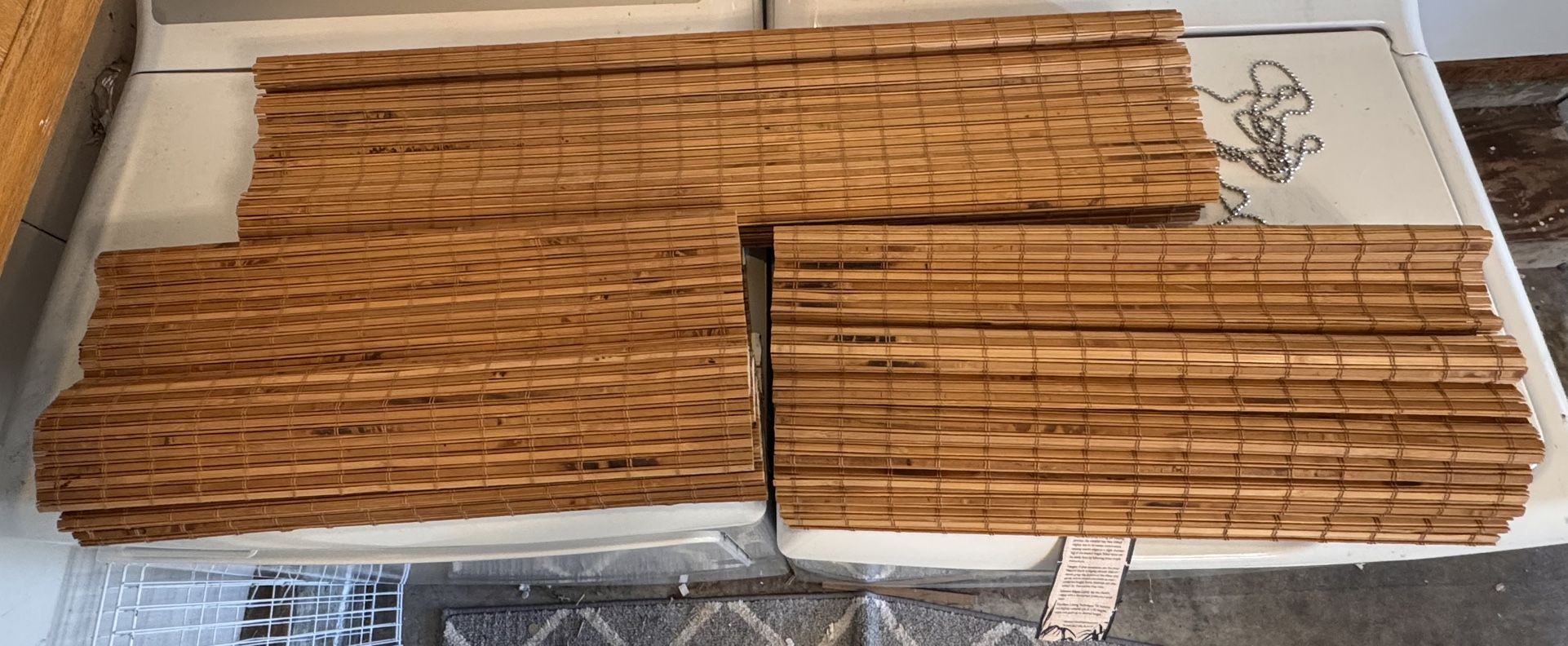 Bamboo blinds