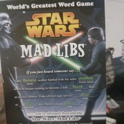 Star Wars Mad Lib