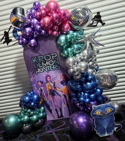 Kpod Demon Hunters Balloons Decorations 