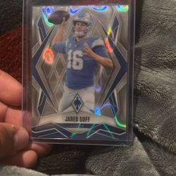 2025 PANINI PHOENIX 62 JARED GOFF SILVER SEISMIC