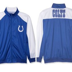New size XLT Colts poly track jacket
