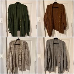 Oversized Knit Cardigan