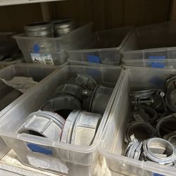 LOT OF 40+ PCS.* Metal Conduit Fittings / Adapters / Couplings / Chase Nipples / Lock Rings