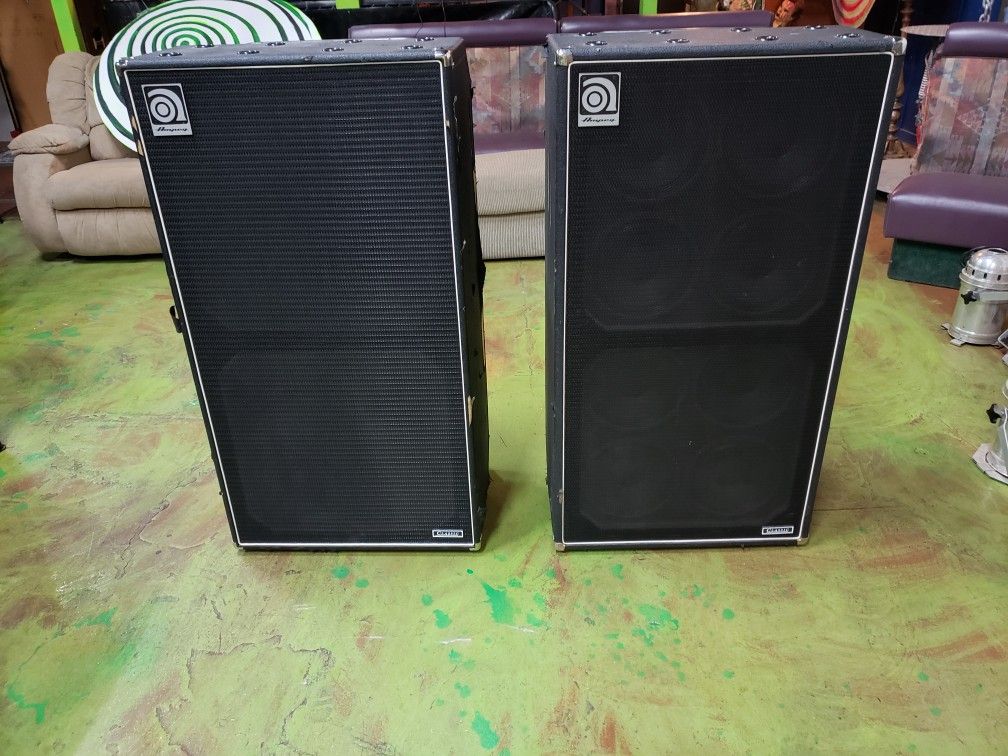 Classic Ampeg 8-10 Bass Cabinets