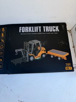 RC Forklift Truck Toy with Trailer