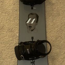 New Burton snowboard With Bindings And Bag