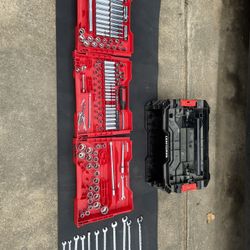 Brand New,Never Use Craftsman tool set new without use, sizes of 1/4, 3/8, and 1/2 all box for  $120