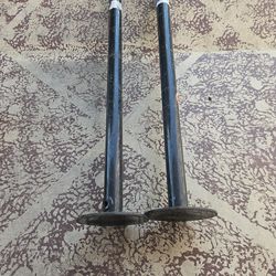 Pair of HUSKY trailer support / stabilizer jacks.
