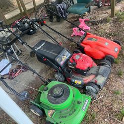 lawnmowers& weed eater