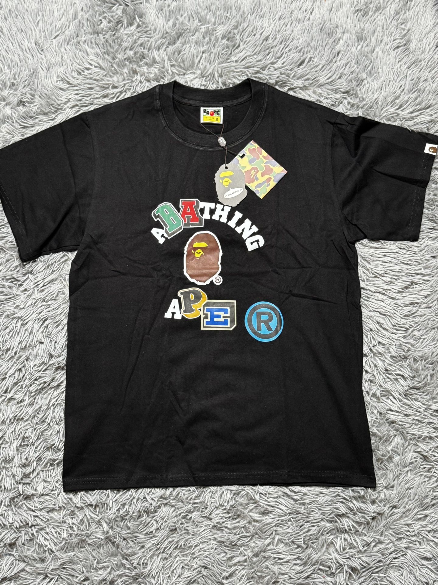 BAPE Alphabet Tee Size Medium
