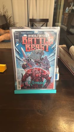 Battle beast comic signed by ryan ottley with COA