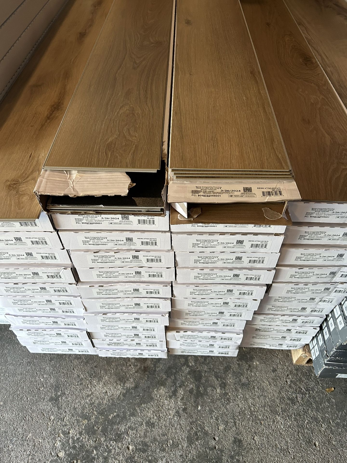 LVP Vinyl Flooring 1174 SQ FT AVAILABLE 