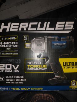 Hercules4-modeselector brushless 3/4 ultra torque impact wrench