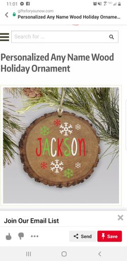 Personalized Christmas gifts