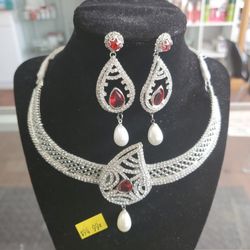 silver jewelry set