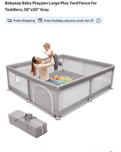 Large playpen