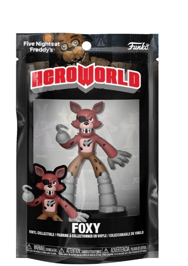 FNAF Foxy HeroWorld EXCLUSIVE Figure Funko Action