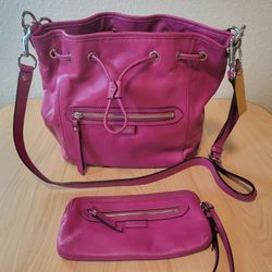 Coach Daisy Drawstring Convertable Shoulder Bag