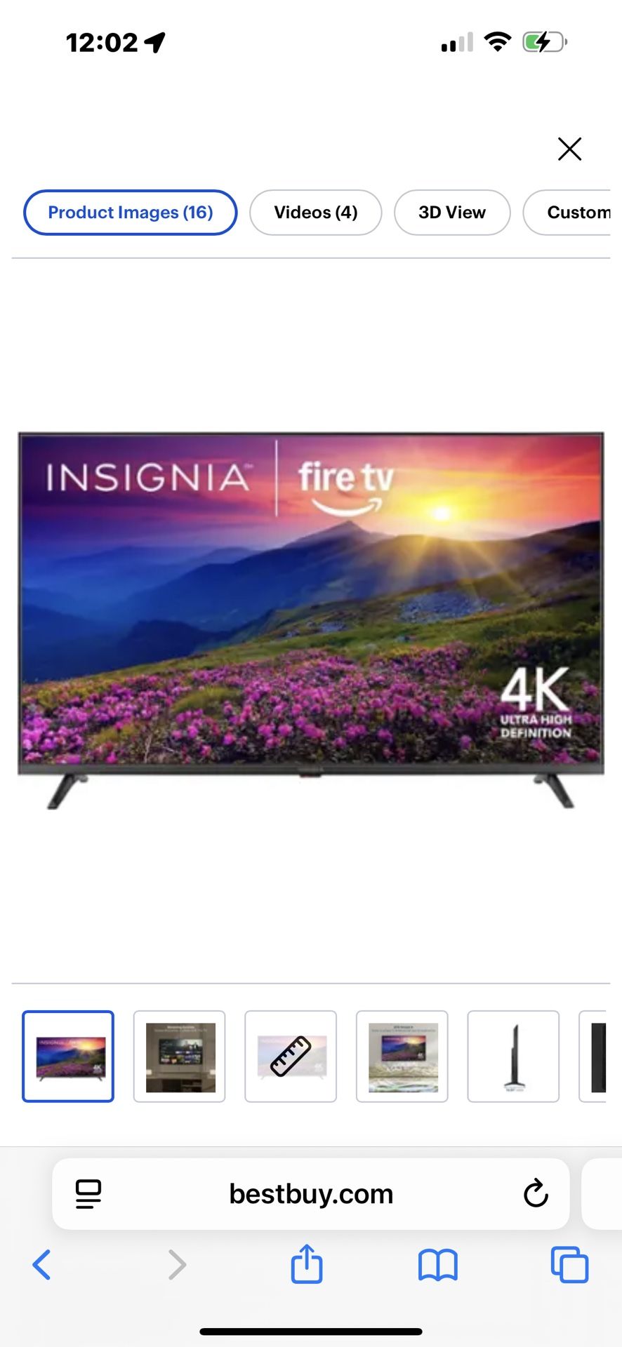 55 Inch Insignia Roku TV