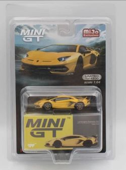 Mini GT CHASE Lamborghini Aventador SVJ Giallo Orion Sealed Very Rare