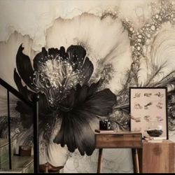 100" x 144" Canvas Peel & Stick Wallpaper x3