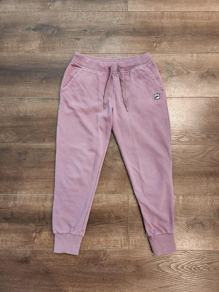Fila Ladies' French Terry Jogger pants in purple. size M, good condition 