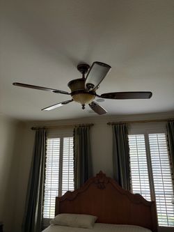 Ceiling fan with like fixture