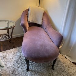 Vintage Purple Chaise 