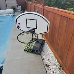 Pool Basketball Backboard & Rim