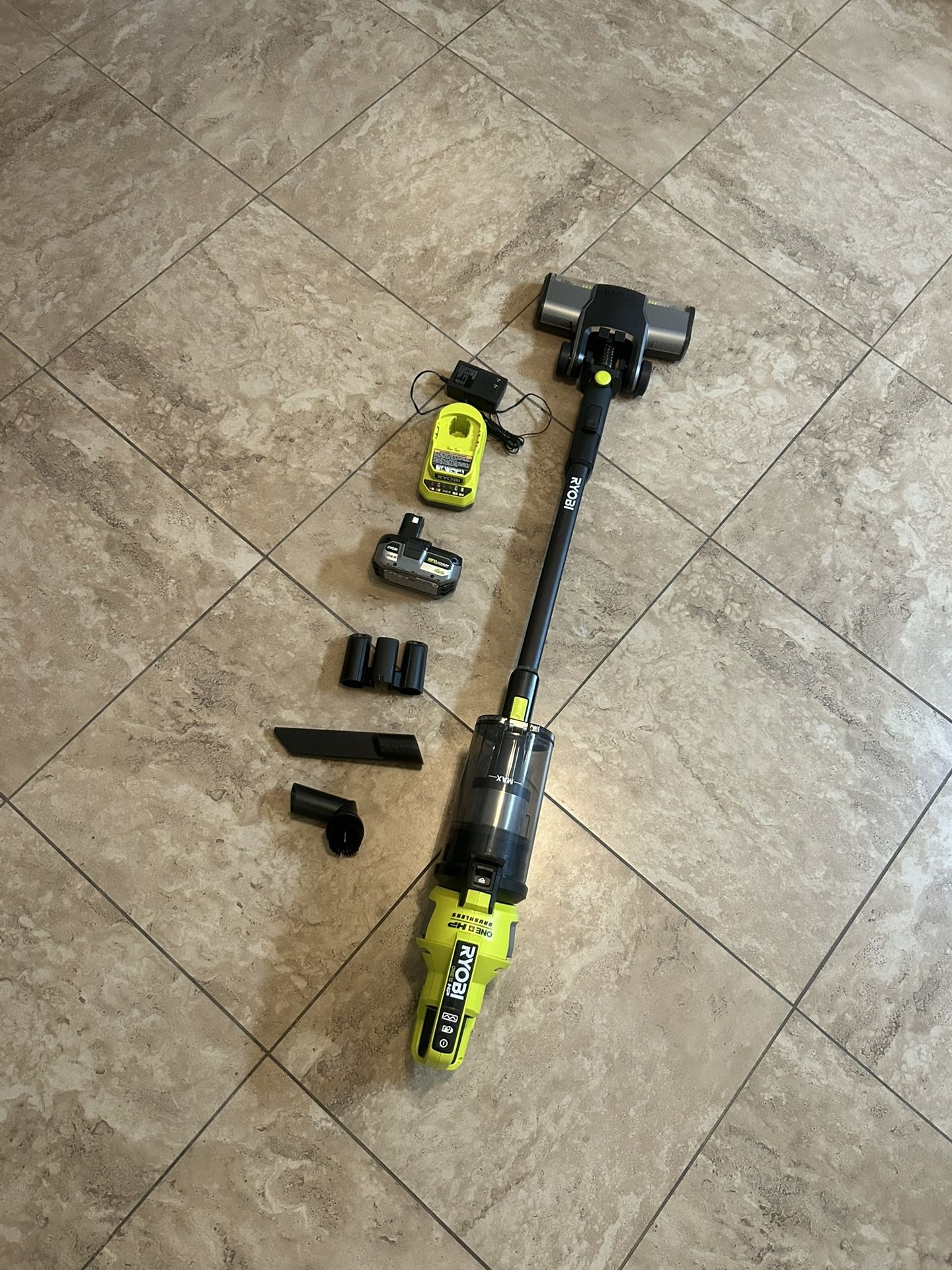 Ryobi 18v HP Brushless Pet Stick Vacuum Kit