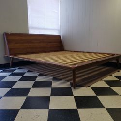 King size bed frame - can DELIVER almost anywhere for $20 extra - please see all photos and read everything 🙂