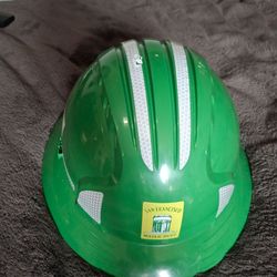 San Francisco Water Dept Green Hard Hat