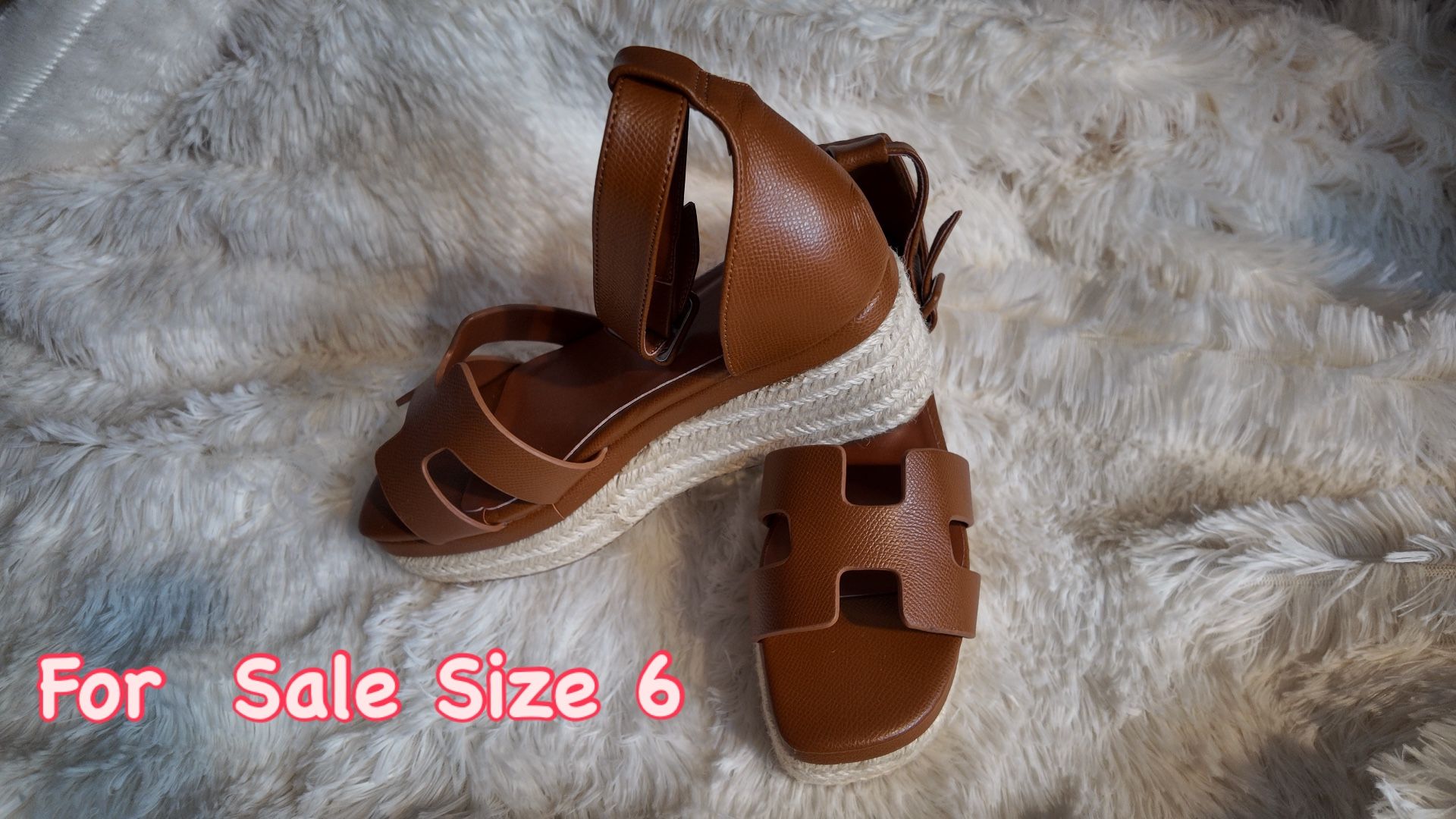H Wedge Sandals
