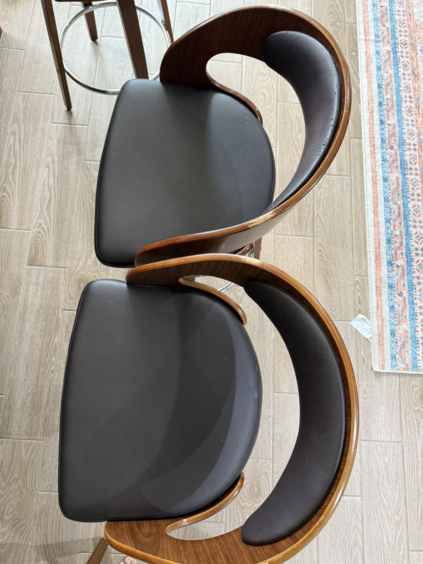 Four Bar Stool Chairs For Sale