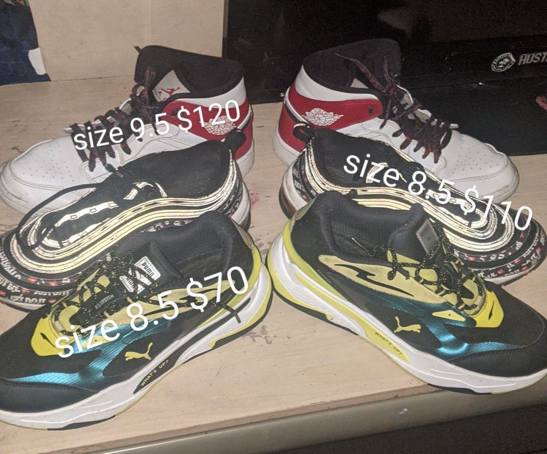 Nikes, pumas, jordans!
