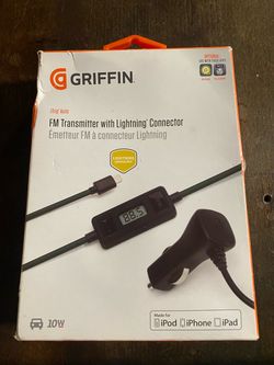 Griffin Fm Transmitter with Lightning Connection