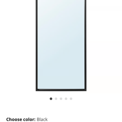 IKEA NISSEDAL Black Mirror 25 5/8x59