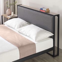 QUEEN BED FRAME WITH MATTRESS BOTH BRAND NEW IN BOX 