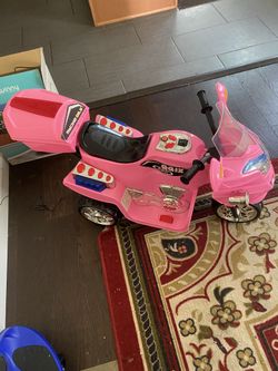 girls battery operated motorcycle ages 12 mos-5 yrs