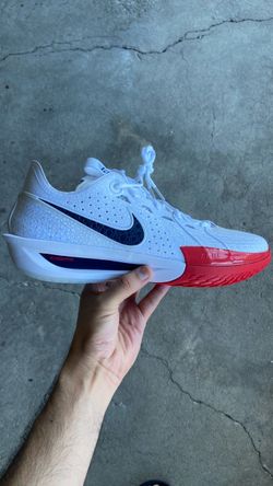 Nike GT Cut 3 Basketball White Red Blue USA Size 13.5