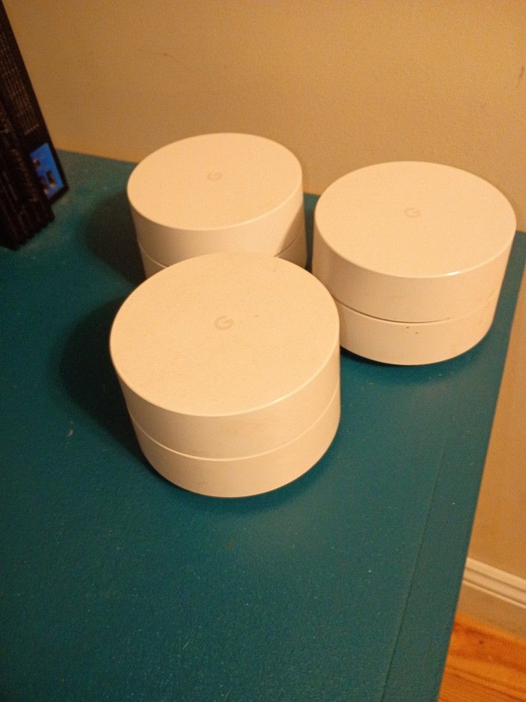 1st Gen Google Mesh Wifi. Three Access Points