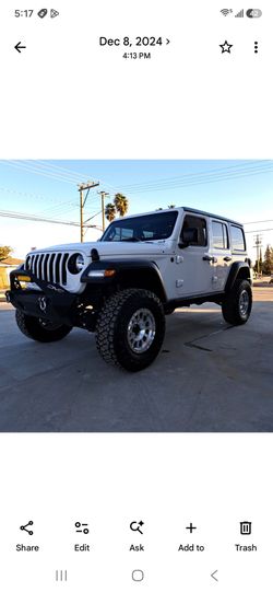 2021 JL 4 door Jeep Wrangler